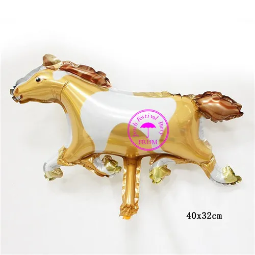 Полиэтилентерифталатное покрытие воздушный шар в форме животного Гелиевый шар украшения день рождения поставки животный форменный Летающий воздушный шар лошадь детские игрушки - Цвет: mini horse