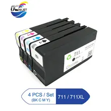 Third Party 711 Remanufactured Ink Cartridge For HP 711 711XL Compatible For HP officejet T120 T520 Printer With Pigment Ink