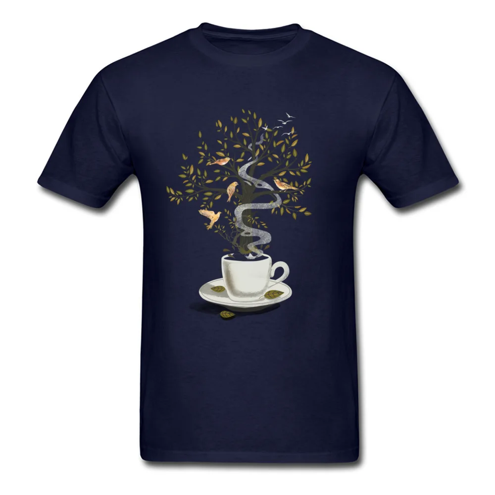 100% Cotton Men Short Sleeve cup of dreams 10093 T-shirts Design Tops Shirts 2018 New Fashion 3D Printed Crewneck Tee Shirts cup of dreams 10093 navy