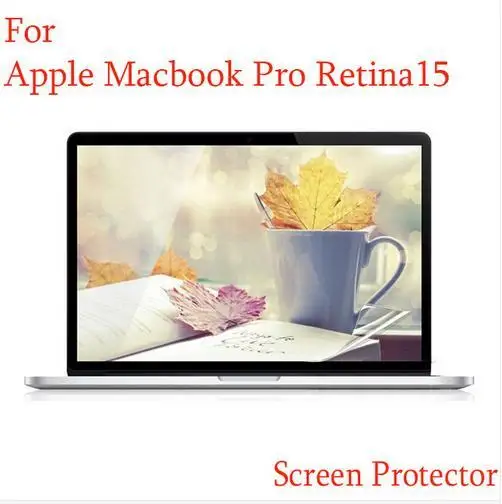 

HRH 100PCS LCD Matte Screen Protector Film Guard Cover For Macbook Pro Retina 15 15.4 A1398 Screen Protector For Mac Book
