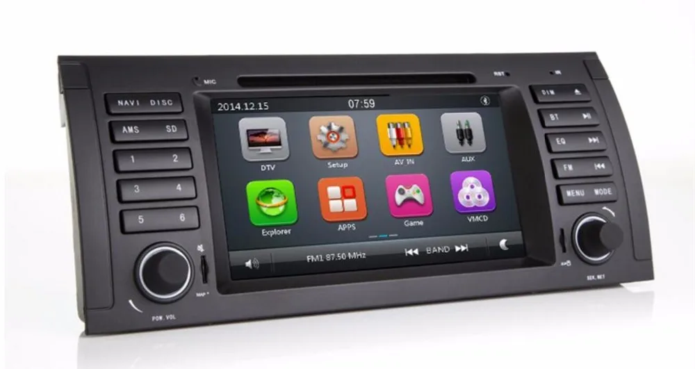 Clearance Capacitive Screen! GPS Navigation 7" Car DVD Player for BMW E39 5 Series 97-07 Range Rover 02-05 with Bluetooth RDS Canbus 2