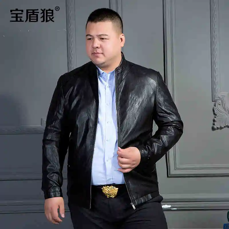 10XL 8XL 6XL 5X мотоциклетные кожаные куртки мужские однотонные деловые повседневные