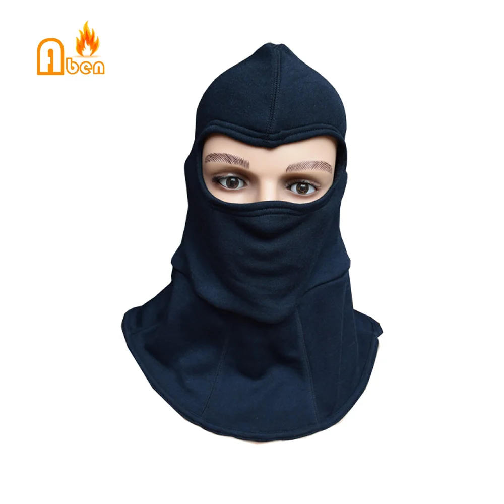

Kevlar Double Layer Thickened Fireproof Flame-retardant Face Mask Neck Cover Hood Fireman Headgear fireman hoods