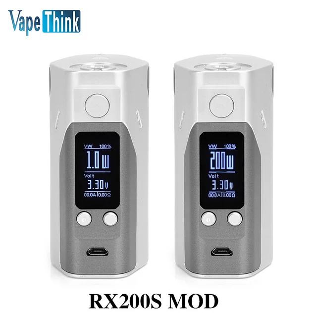 Wismec Reuleaux RX200S Mod улучшилось 0.96 дюйма OLED Экран Reuleaux RX 200 S Мод с Программнообновляемое RX200S Mod
