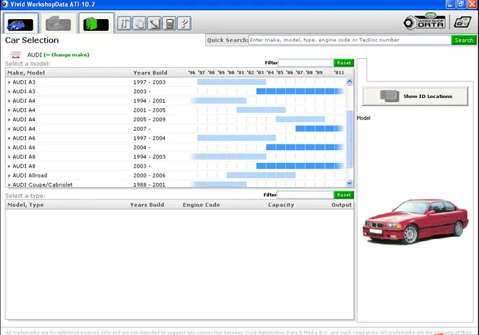 Горячие автомобильные Vivid данные мастерской 10,2 программное обеспечение для ремонта авто до 2010 Vivid данные мастерской ATI не нужно активны