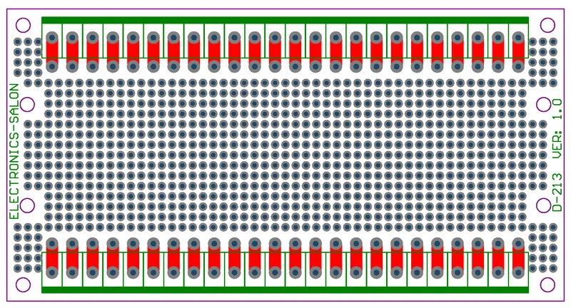 Прототип PCB с din-рейку адаптер, 137.4x72 мм, для din-рейку проектов DIY