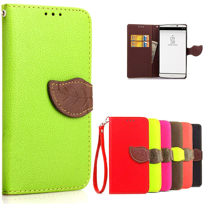 LGV10 Case For LG V10 Leather Silicone Flip Wallet Cover For LG V 10