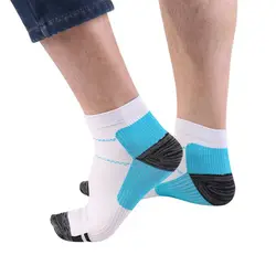1 пара компрессионных носков Лучший спортивный и медицинский для мужчин и женщин, бег, путешествия медсестры Подошвенный Фасцит поддержка