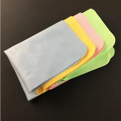Glasses Cleaning Cloth For Lens Phone Screen Cleaning Wipes Eyewear 5 pcs/lots High quality Chamois Glasses Cleaner Microfiber