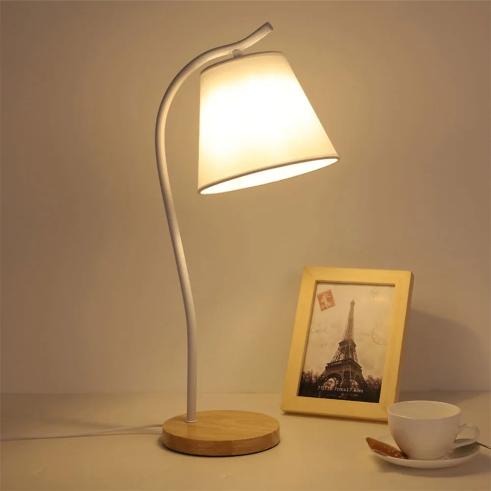 

LED Modern Simple Table Lamp Nordic Table Lighting Bedroom Bedside Study Protect Eyes Desk Lamp Student Dormitory Table Lights