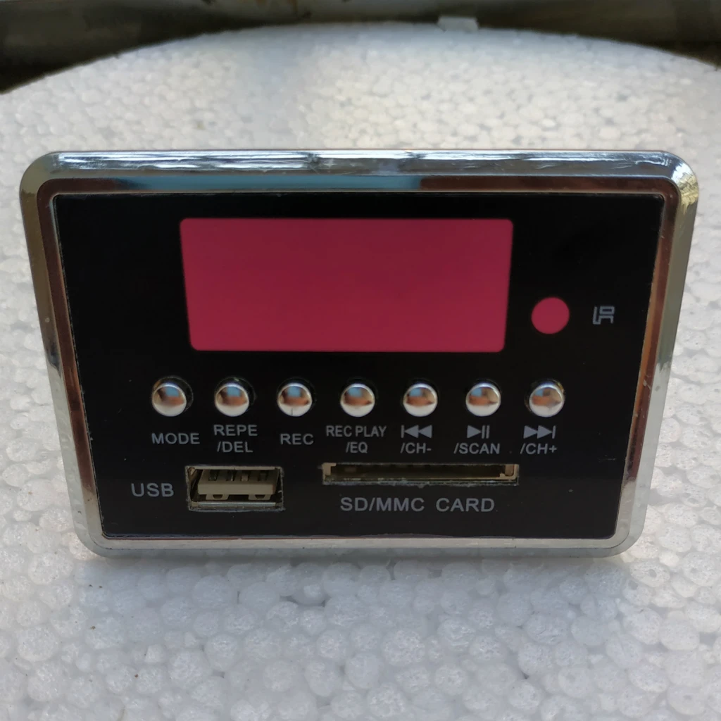 Decodificador USB Teclado e Controle Remoto de Gravação MP3-21