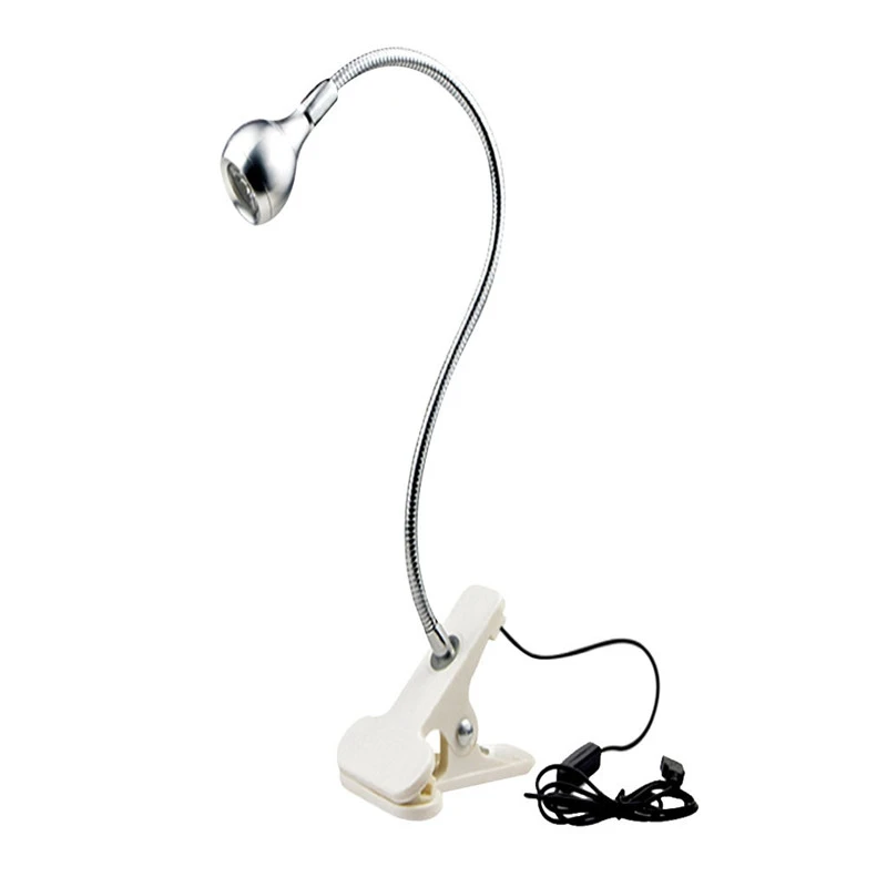  Flexible LED Table lamp USB Desk Holder Clip Bed Study Reading Book Feeding Bulb spotlight apex leg