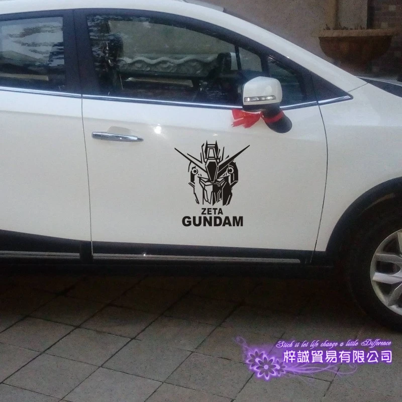 pegatina gundam sticker anime cartoon car decal sticker zeta vinyl