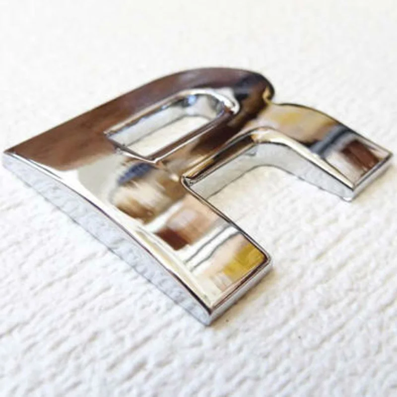 

DIY Full Metal Letter Number 3D Self-Adhesive Car Badge Home Emblem Sticker New