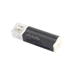 Портативный USB 2,0 все в 1 Multi чтения карт памяти для TF MMC SDHC M2 Memory Stick MS Duo RS-MMC