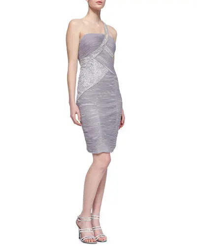 

vestido de noiva vestidos de festa vestido longo 2014 new fashion one shoulder beading short dress party evening elegant dress