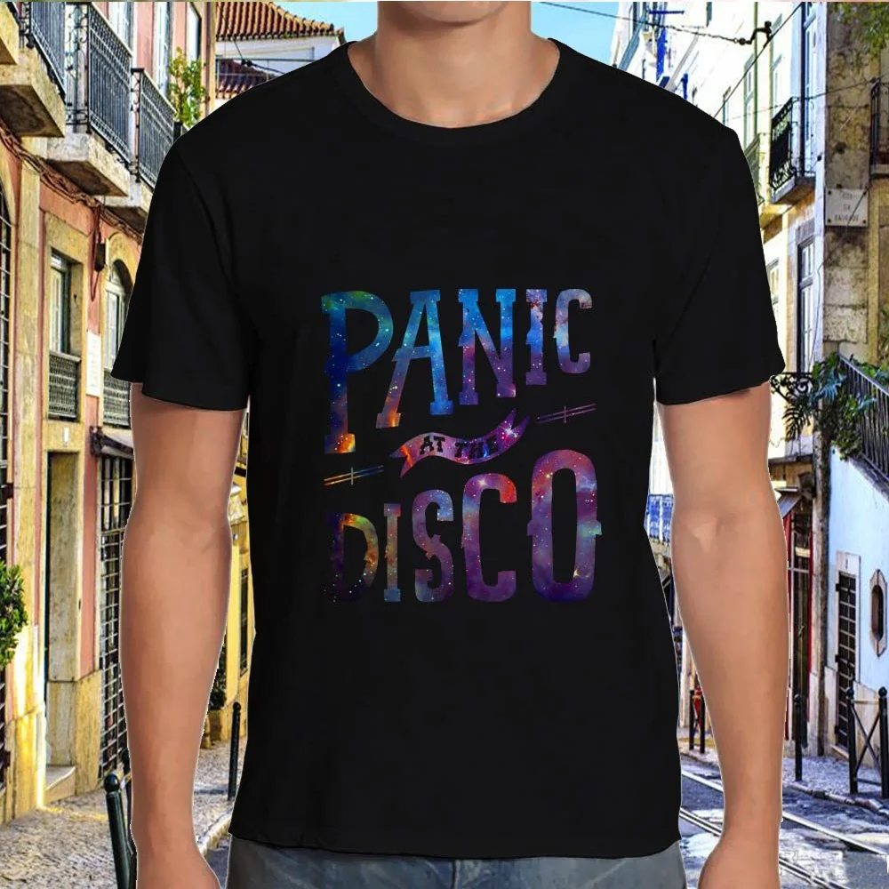 Men T shirt Panic At The Disco Galaxy Shirt For Tshirt SB funny t shirt