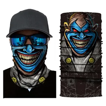 

Cycling Motorcycle Head Scarf Neck Warmer Skull Face Mask Ski Mask Balaclava Headband Mask Scary halloween Face Shield Outdoor