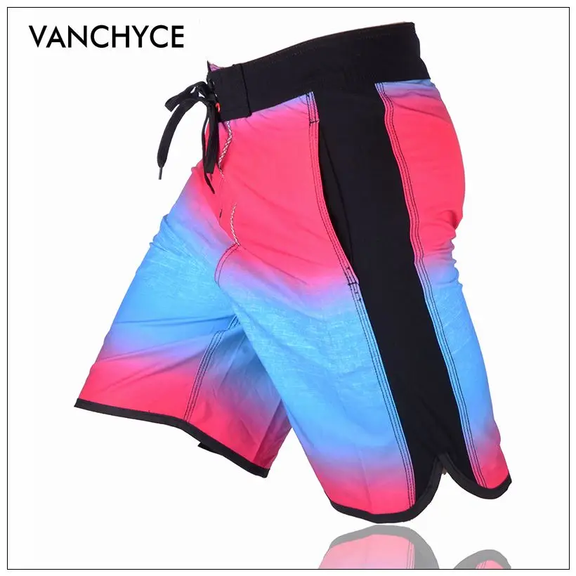 

VANCHYCE Shorts Men Beach Shorts Men Bermuda Short Quick Dry Silver Mens Boardshorts Board Shorts Brand Swimwear Men