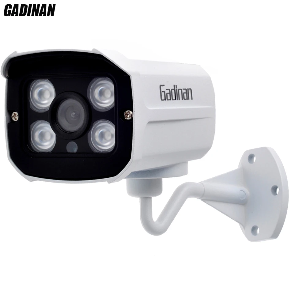 GADINAN 1080P 15FPS IP Camera Metal Shell Waterproof Onvif 2.0 P2P 2MP Outdoor CCTV Security Surveillance 4pcs Array IR XMeye camera : image GADINAN 1080P 15FPS IP Camera Metal Shell Waterproof Onvif 2.0 P2P 2MP Outdoor CCTV Security Surveillance 4pcs Array IR XMeye camera