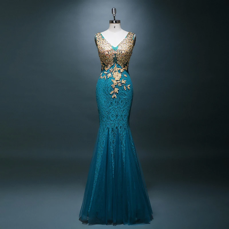 Hot selling Elegant Crystal Beaded Red Royal Blue Lace Mermaid Long Evening Dresses 2018 Prom Party Dress Robe De Soiree Longue Hot selling Elegant Crystal Beaded Red Royal Blue Lace Mermaid Long Evening Dresses 2018 Prom Party Dress Robe De Soiree Longue