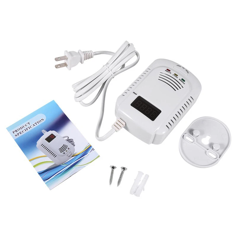 

Newly Gas Detector Combustible Gas Leaking Alarm Detection Sniffer with Digital Display DC128