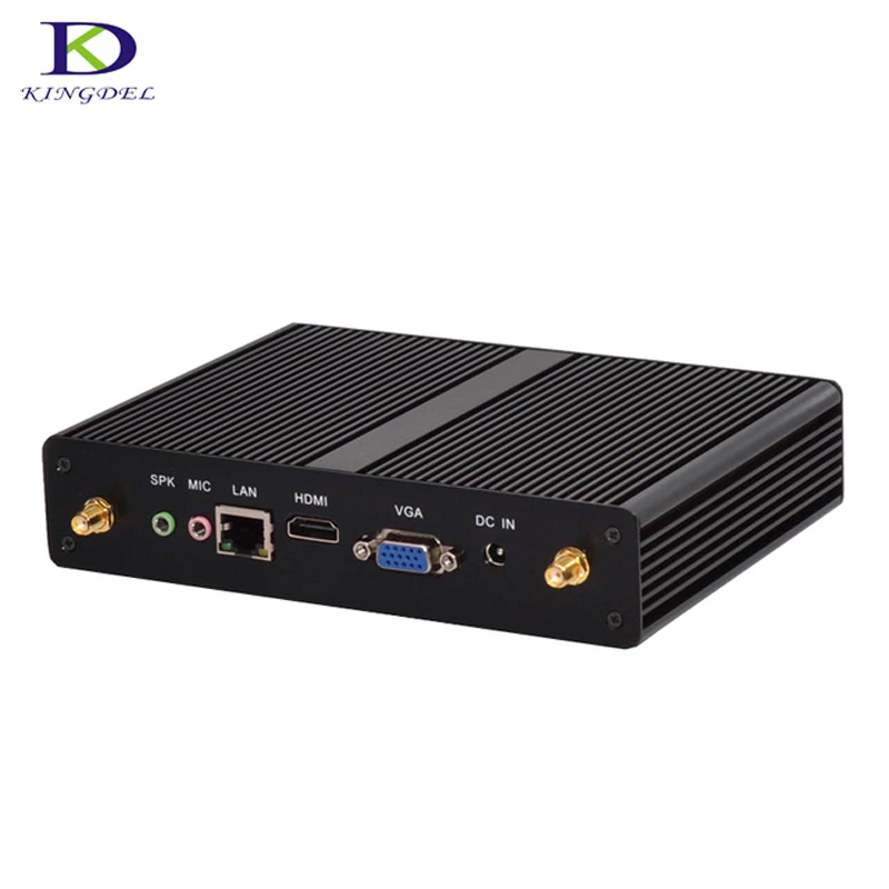 Безвентиляторный мини ПК Intel Core i3 7100U 6006U Windows 10 Barebone компьютер DDR3 2 4 ГГц 620/520