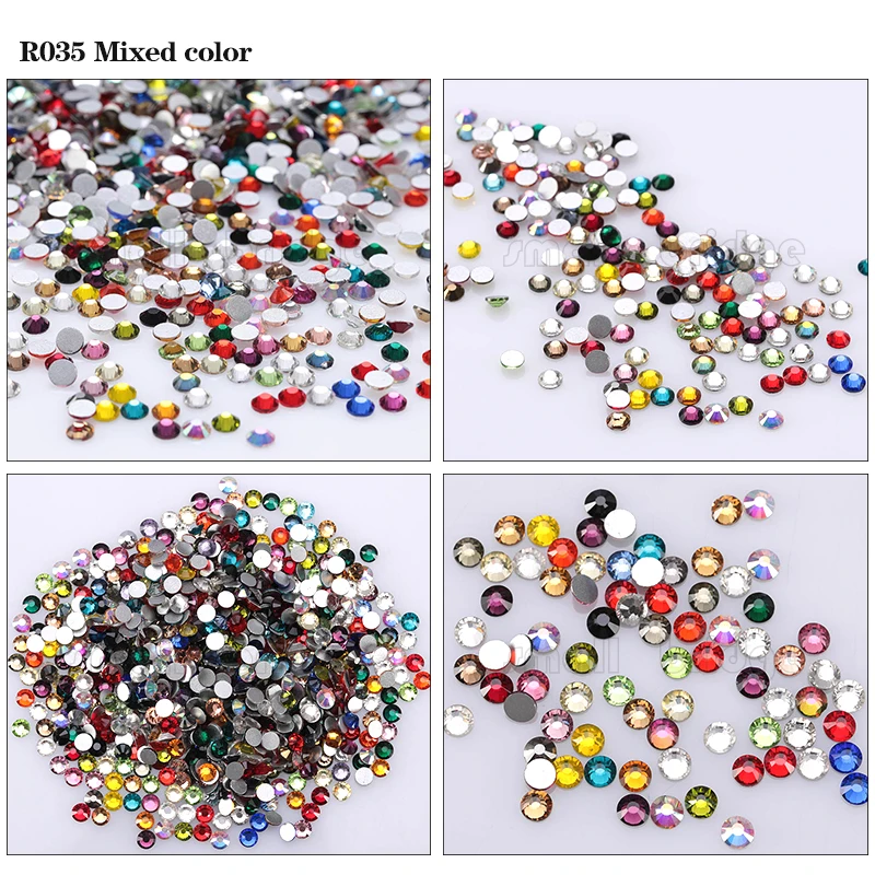 Crystal Flat Back Rhinestones (6)