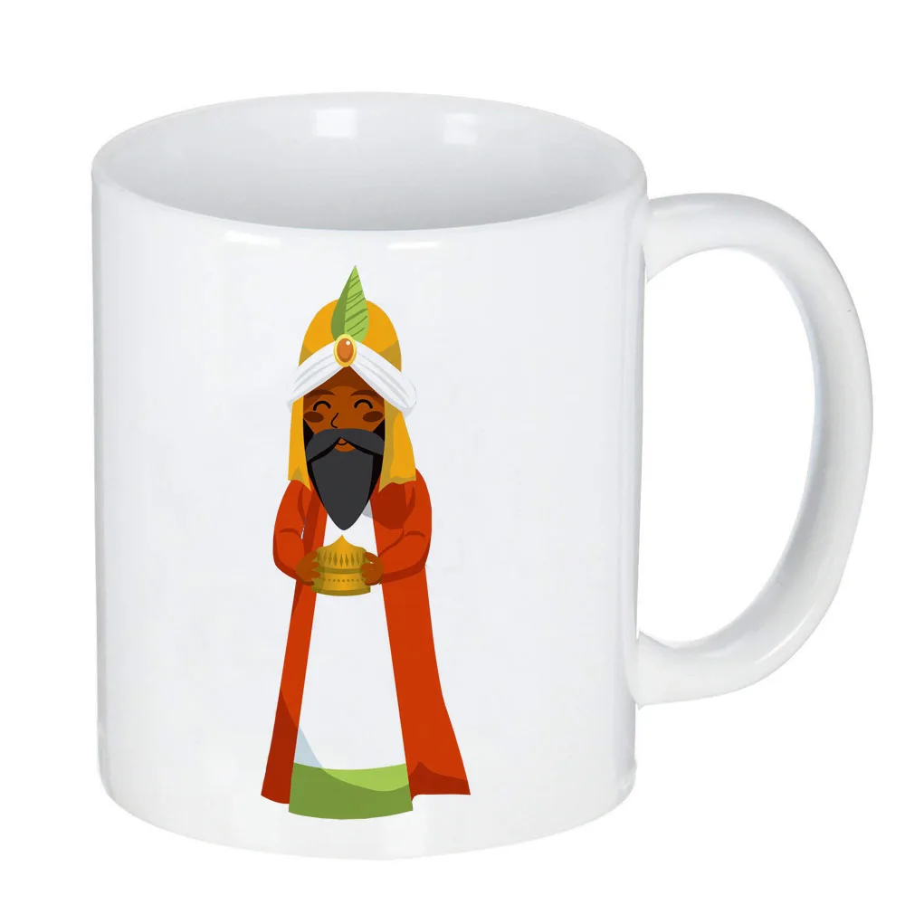 Три мудрые мужские кружки, креативные Los Reyes Magos керамические кофейные чашки кружки для молока, Забавный Новогодний подарок для праздника Los Reyes Magos