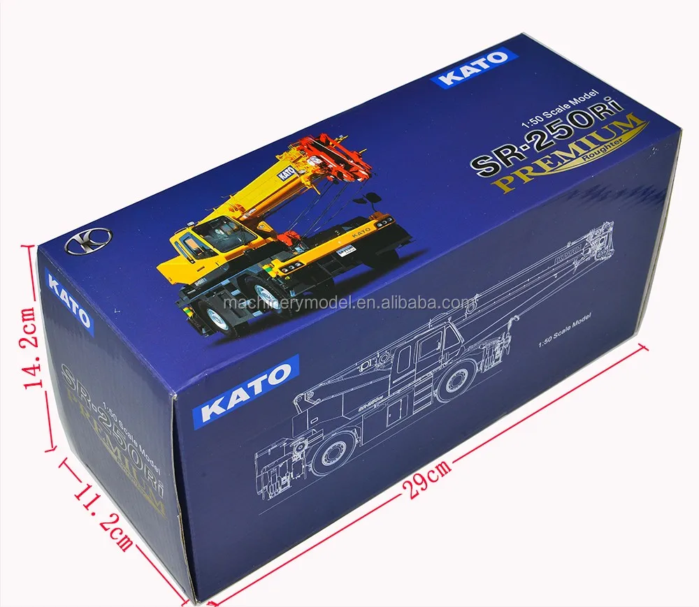 Новое поступление 1:50 Diecast KATO SR250Ri модель крана, коллекция, желтый, игрушечный кран, Реплика