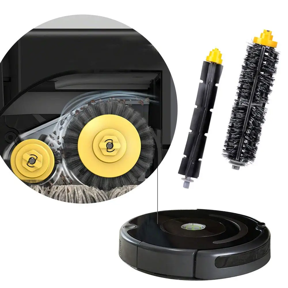 Комплект аксессуаров для iRobot Roomba 600 серии 675 690 680 671 652 650 620 614 595 Vac Запчасти Hepa фильтры боковым щеткам обеспечен