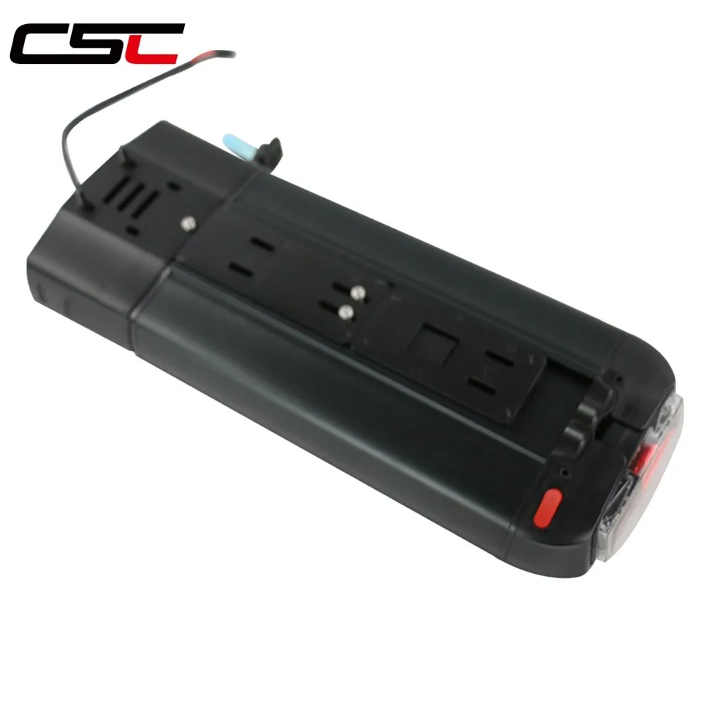 Sale Electric Bicycle 10/13/17.5Ah 36V 48V Rear Rack Battery for eBike Lithium Battery + Double Layer Luggage Rack 2
