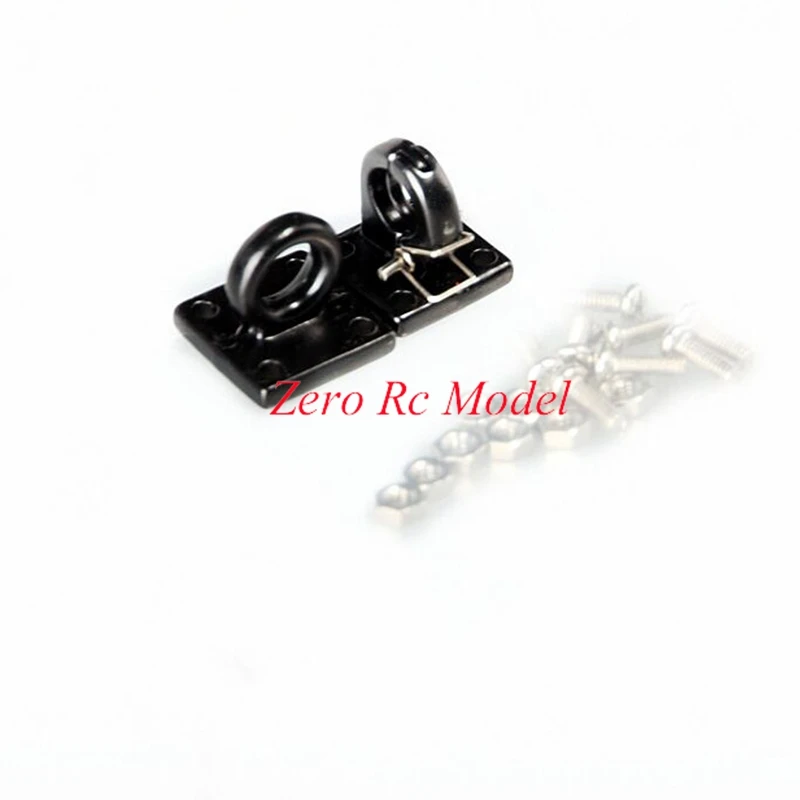 RC 1//10  Scale Truck  Accessories METAL ANCHOR SHACKLES 2 SILVER
