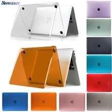 Жесткий Кристальный матовый чехол-накладка для MacBook Air 11 air 13 дюймов A1466 A1932 Pro 13 15 retina A1706 A1708 A1989