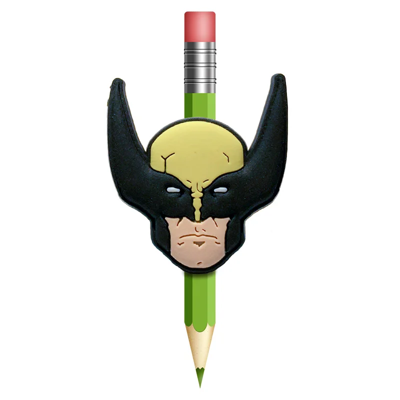 1 шт. каваи Мстители Бэтмен Супермен Грут ручки Топпер солома Шарм стационарные офисные принадлежности карандаш ручка держатели детские подарки - Цвет: 8005-09