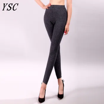 

Clearance sale New style Momen Cashmere Wool Warm Pants Knitted Long Johns Leggings Solid color thickening Free Shipping