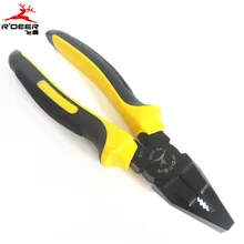 

R'DEER TOOL black ferronickel alloy 55# high carbon steel combination plier long nose plier diagonal plier