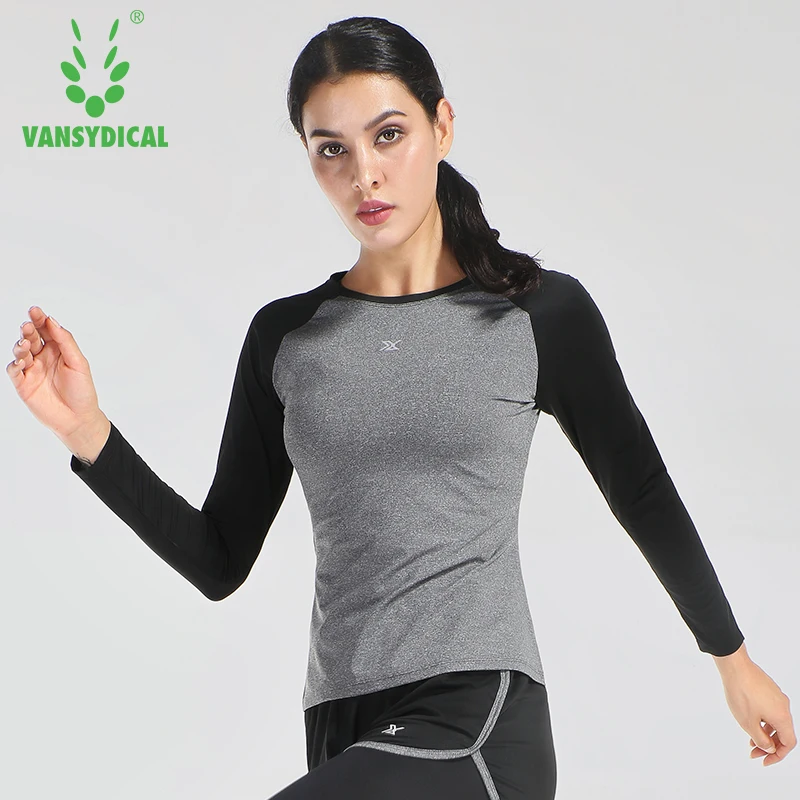 Yoga tops women fall long sleeved gym running sportswear breathable quick drying Running T shirt
