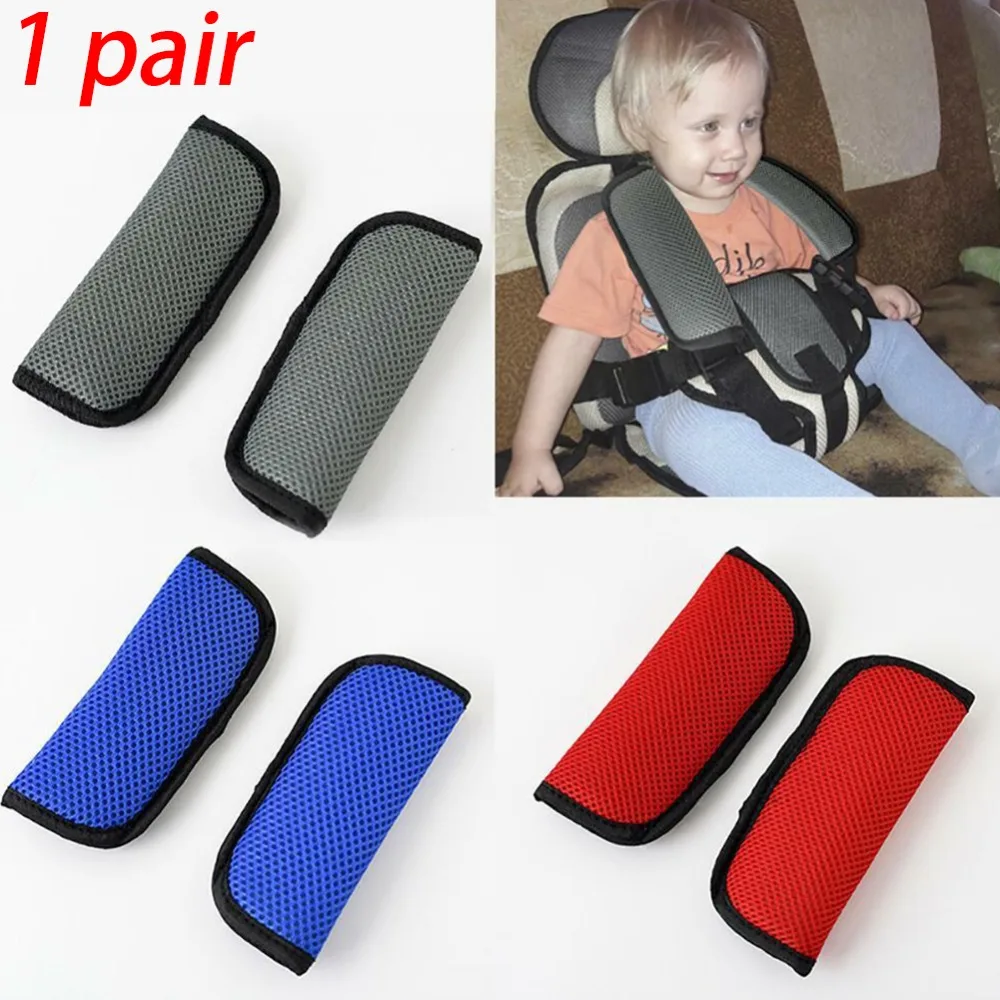 

1 Pair Car Sefety Seat Belt Cover Child isofix Seat belt Shoulder Strap Pads Protection Plush Padding Auto Accessories