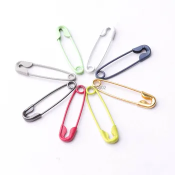 

500pcs/lot mix color 19*5mm safety pins small size for label Sewing Tool