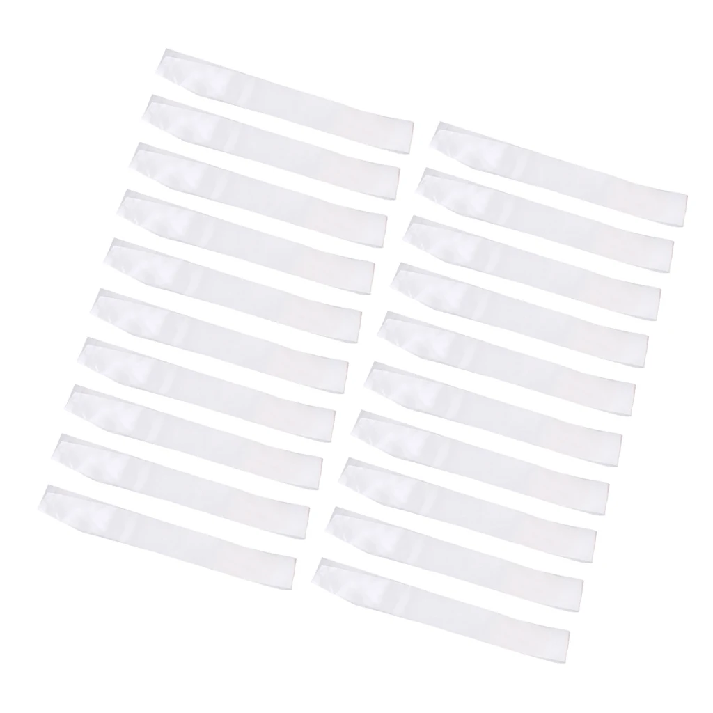 20pcs Make Your Own Blank Sash Ribbon For Baby Shower Party Birthday Pageant Decoration