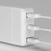 29 Вт USB-C адаптер питания док-станция поворотный двойной USB3.0+ USB-C интерфейс концентратор для передачи данных и быстрой зарядки для MacBook