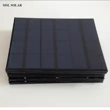 MSL SOLAR Epoxy solar panel 6V 3 5W polycrystalline A grade prefer quality Solar cell panel