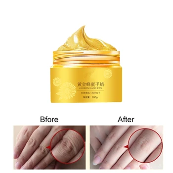 

100g Gold Collagen Repair Hand Mask Anti-Aging Soft Hand Whitening Moisturizing Nourish for Hands Skin Care Anti Chapping Lotion