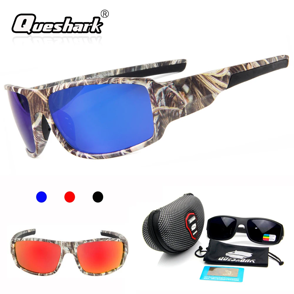 Polarized Cycling Glasses Goggles Driving Fishing Sports Sunglasses Camo UV400