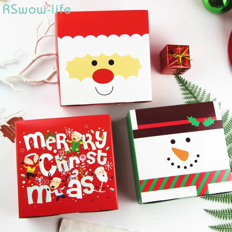 

Christmas Handmade Diy Burritos Packing Box Nut Dried Fruit Empty Gift Box Boxes For Party Favors For Festive Party Supplies