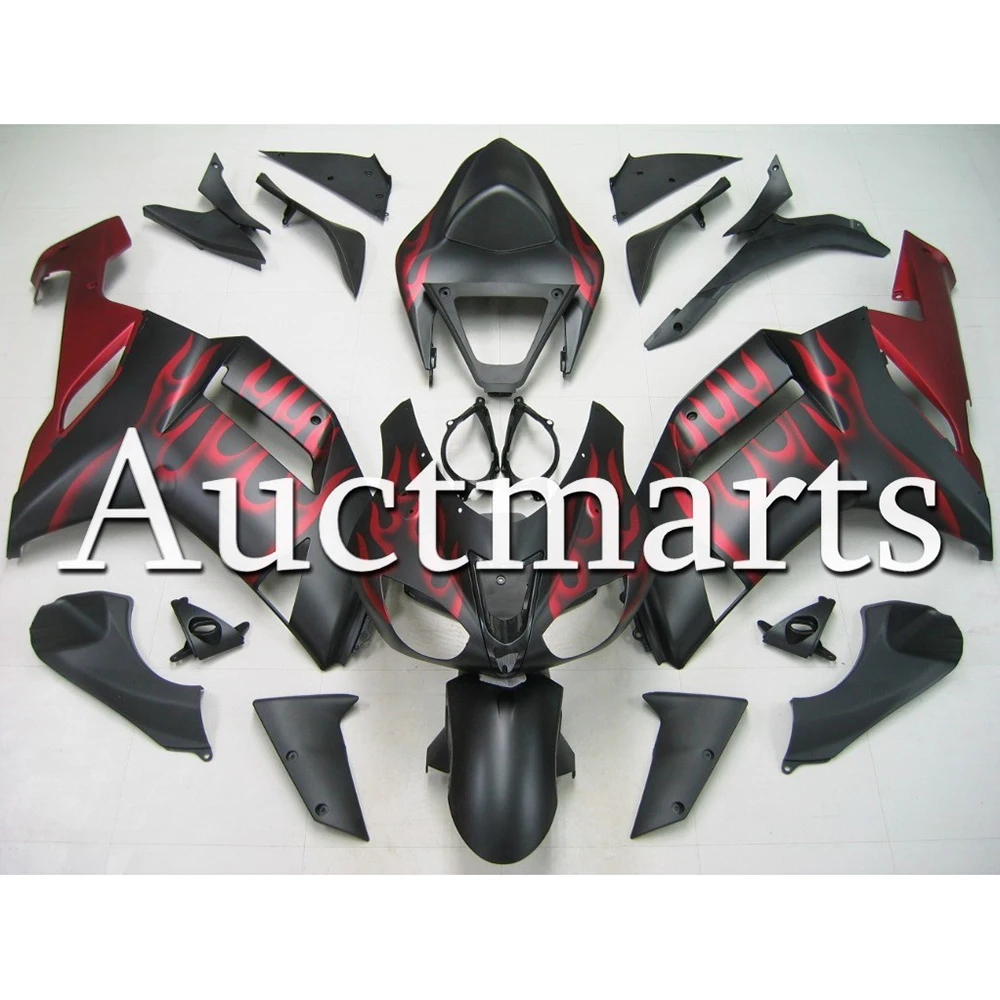 Капоты подходит для KAWASAKI ZX6R 2007 2008 высокое качество ABS инъекций Пластик заказ