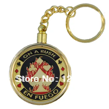 

JZ-025-1 Card Protector, Texas Holdem Accessories, Keyring Gift Set