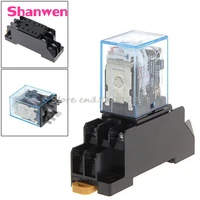 PYF08A 220/240 В переменного тока Bobina Мощность реле DPDT MY2NJ 8 Pin с базовыми G08 Прямая поставка