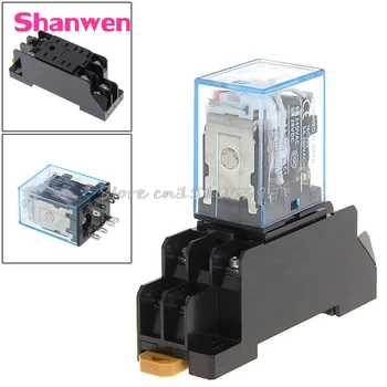 

PYF08A 220/240 V AC Bobina Power Relay DPDT MY2NJ 8 Pin With Base G08 Whosale&DropShip